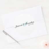 Wedding Label 016 ラウンドシール (封筒)