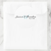 Wedding Label 016 ラウンドシール (バッグ)