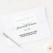 Wedding Label 016 Sq スクエアシール (封筒)