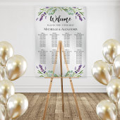 Wedding lavender eucalyptus greenery seating chart アクリルサイン