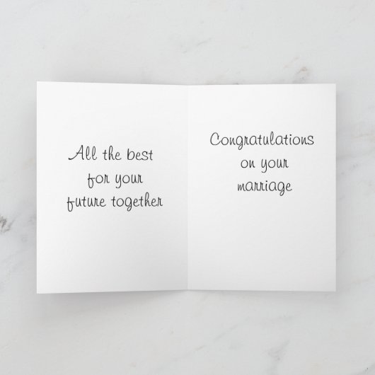 Wedding-Love カード (内部)