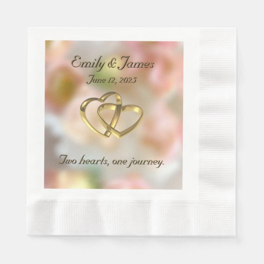 Wedding Luncheon Paper Napkin 縁ありランチョンナプキン (正面)