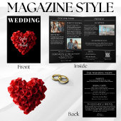 Wedding Magazine All in One Red Roses 招待状