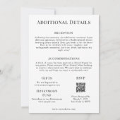 Wedding Magazine Cover All in One 招待状 (裏面)