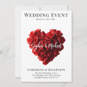 Wedding Magazine Cover All in One 招待状 (正面)