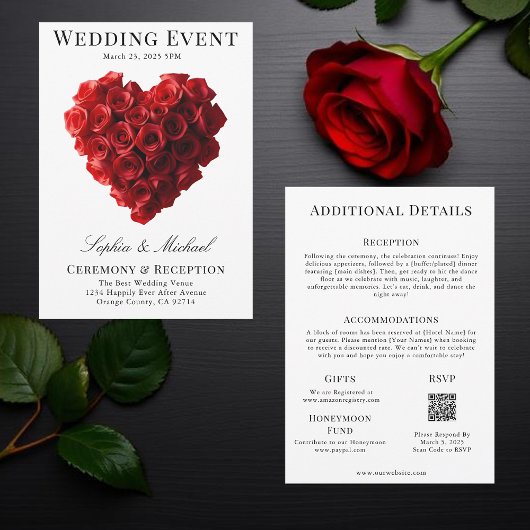 Wedding Magazine Cover All in One 招待状