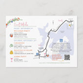 Wedding Map Enclosure Card - Custom Design Rebecca エンクロージャーカード (正面)