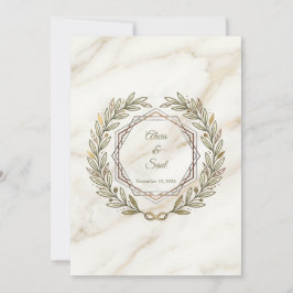 Wedding Marble and Laurel / Boda Mármol y Laurel セーブザデート