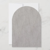 Wedding Marble textured wood 招待状 (裏面)