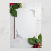 wedding menu メニュー (裏面)