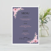 Wedding Menu メニュー (スタンド正面)