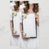 wedding menu メニュー (正面/裏面)