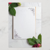 wedding menu メニュー (裏面)