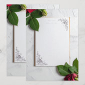 wedding menu メニュー (正面/裏面)