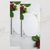 wedding menu メニュー (正面/裏面)