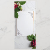 wedding menu メニュー (正面)