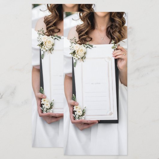 wedding menu メニュー (正面/裏面)