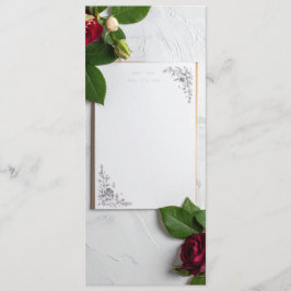 wedding menu メニュー