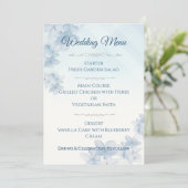 Wedding Menu Elegant Editable  メニュー (スタンド正面)