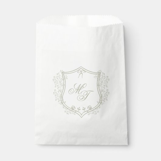 Wedding Monogram フェイバーバッグ (正面)