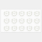 Wedding Monogram ラベル (シート)