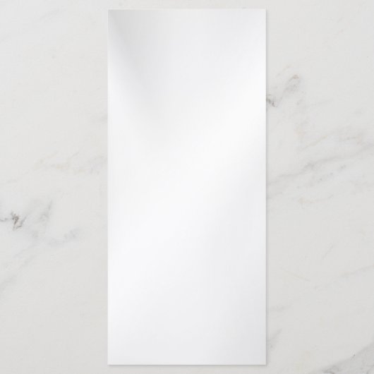 Wedding Navy Blue White Golden Floral Silver メニュー (裏面)