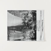 Wedding Newspaper Fun Photo Photobooth Backdrop タペストリー (正面(横))