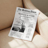 Wedding Newspaper The Newlywed Post Newspapers  カード
