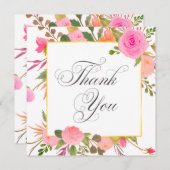 Wedding or Shower Thank you cards 招待状 (正面/裏面)