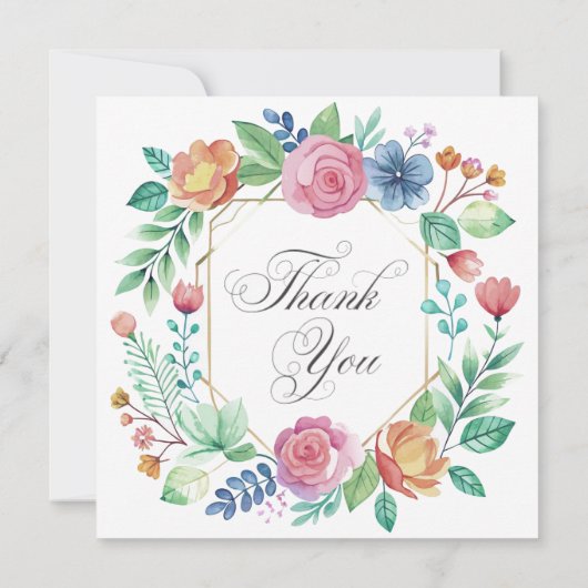 Wedding or Shower Thank you cards 招待状 (裏面)