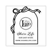 Wedding Organizer Business Ribbon Wood Art Stamp ラバースタンプ (インプリント)