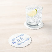 Wedding Paper Coaster Blue Sapphire Bells ペーパーコースター (インサイチュ)