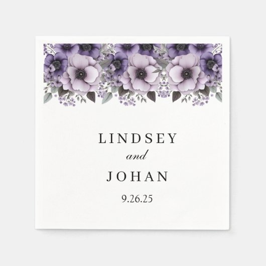 Wedding Paper Napkins スタンダードカクテルナプキン (正面)