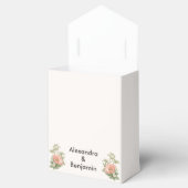 Wedding Peacock Botanical Vintage | Elegant Table  フェイバーボックス (オープン)