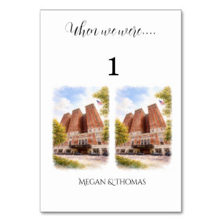 Wedding Personalized Table Number テーブルナンバー