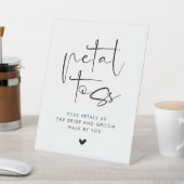 Wedding Petal Toss 台座サイン (インサイチュ)