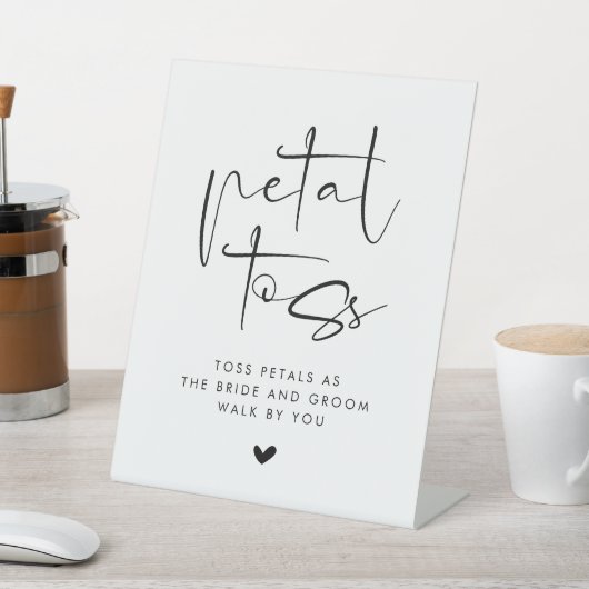 Wedding Petal Toss 台座サイン (インサイチュ)