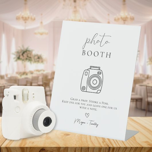Wedding Photo Booth Tabletop sign 台座サイン