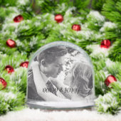  WEDDING PHOTO CUSTOM SNOW GLOBE (クリスマス)