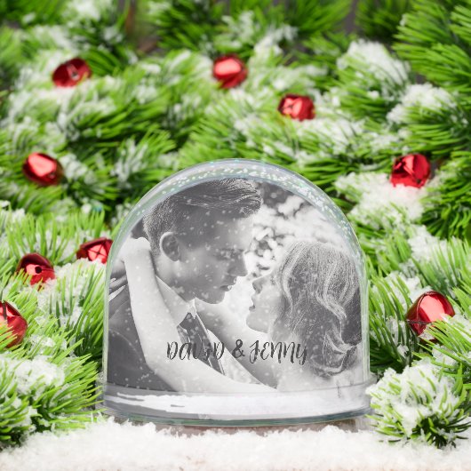  WEDDING PHOTO CUSTOM SNOW GLOBE (クリスマス)