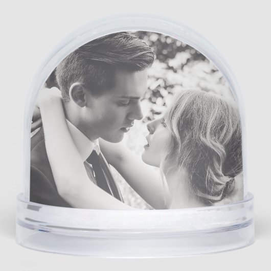 WEDDING PHOTO CUSTOM SNOW GLOBE (正面)