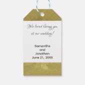 Wedding Photo Luxury Thank You Gift Tag ギフトタグ (裏面)