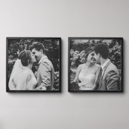 Wedding Photo Newlyweds Couple 貼ってはがせるフォトタイル