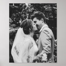Wedding Photo Newlyweds Couple Sign