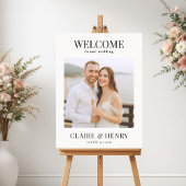 Wedding Photo Welcome Sign ポスター