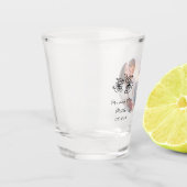 Wedding Photo whimsical Shot Glass Favor ショットグラス (左)