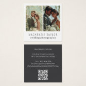 Wedding Photographer 2 Photo Personalized QR Code (正面&裏面)