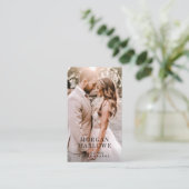 Wedding Photographer Business Card 名刺 (スタンド正面)