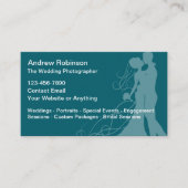 Wedding Photographer Modern Unique 名刺 (正面)