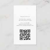 Wedding Photographer Photo Personalized QR Code 名刺 (裏面)